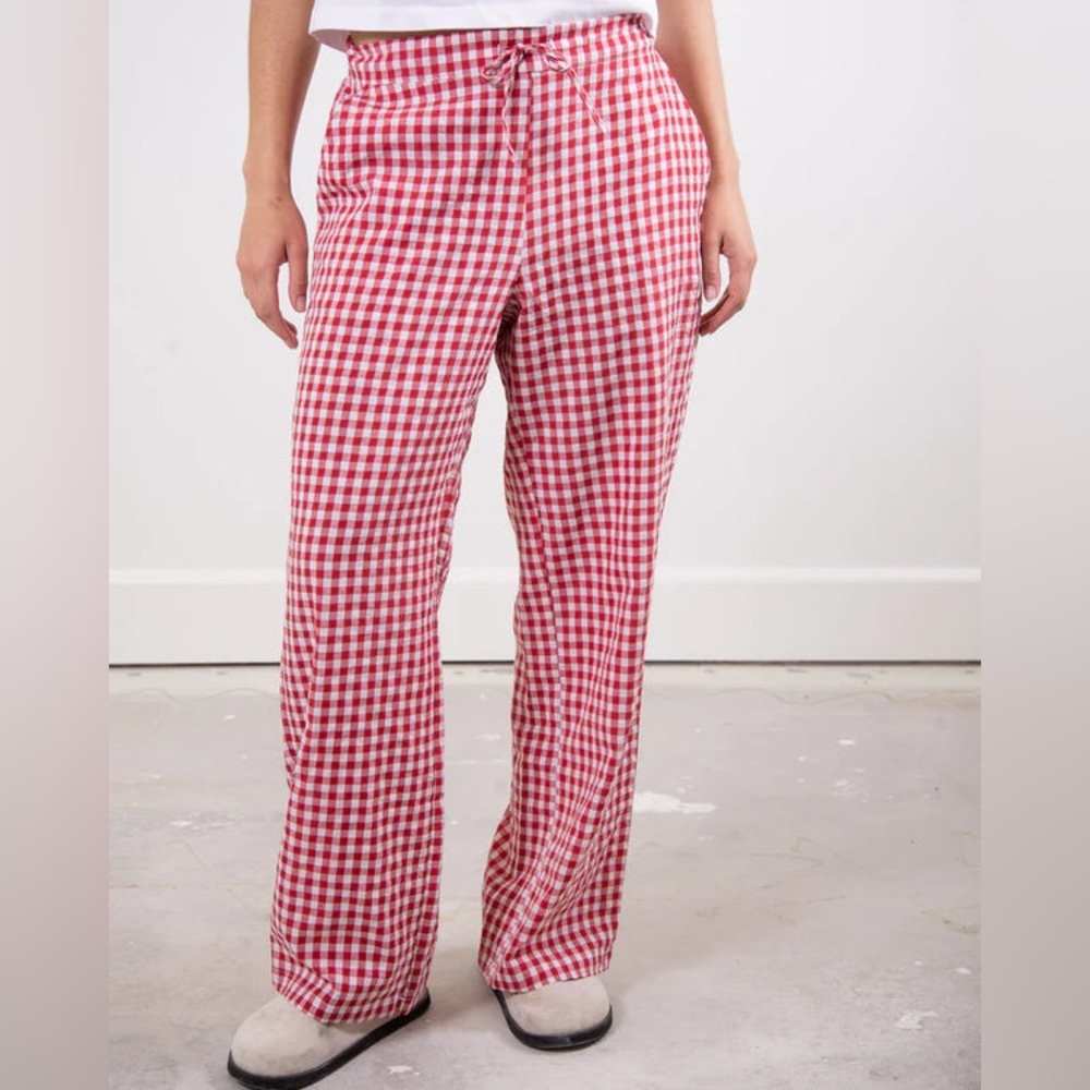 Sonder Haus Red Gingham perfect Pants